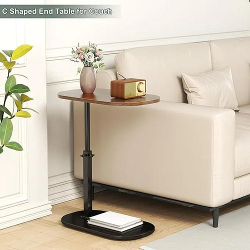 Stylish C Shaped Side Table - Adjustable